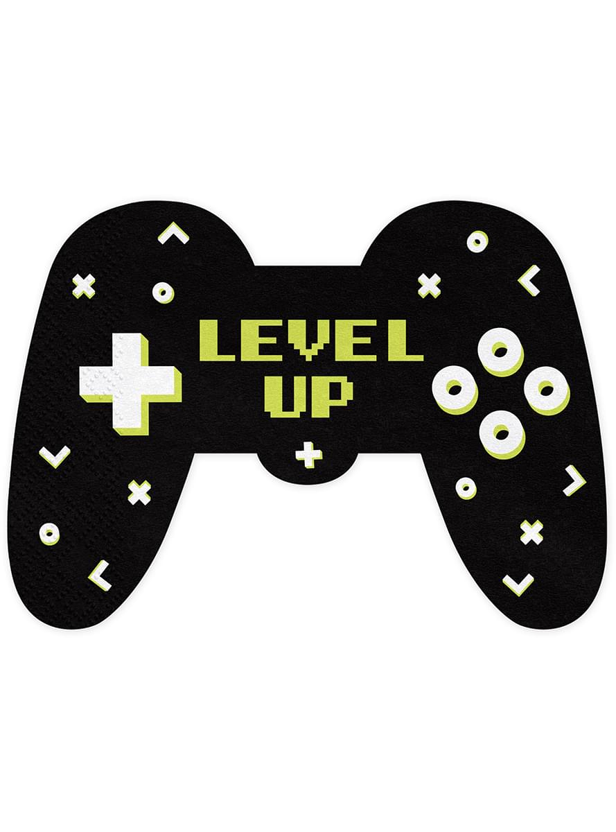 13 servetter videojuego (11,5x16cm) - Videogame party