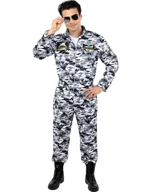 Costum de pilot de avion de vânătoare pentru bărbați