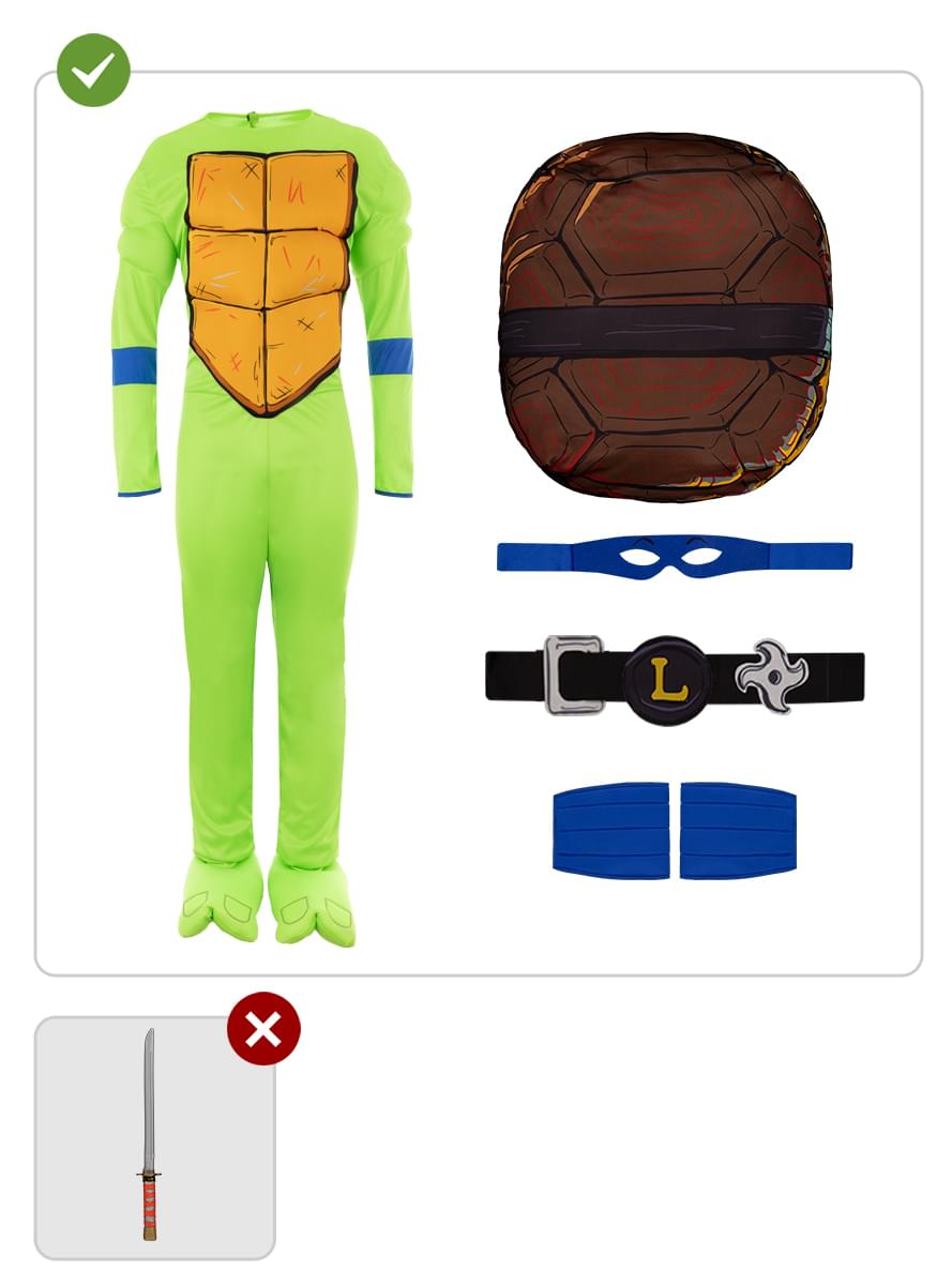 Maskeraddräkt Leonardo för honom - The Ninja Turtles