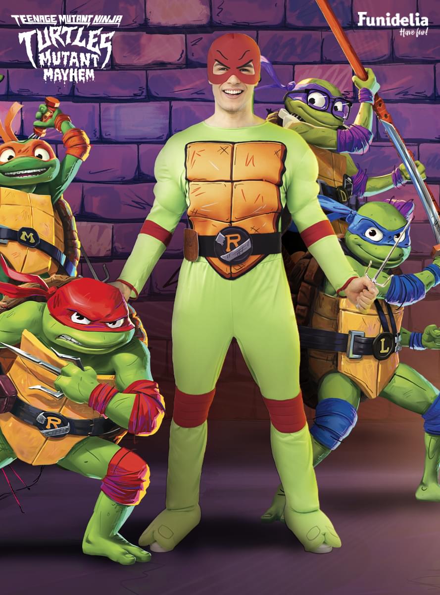 Raphael búningur fyrir karla - Ninja skjaldbökur