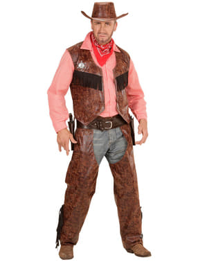 Man's Plus Size Relentless Cowboy Costume