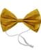 Shiny golden bow tie