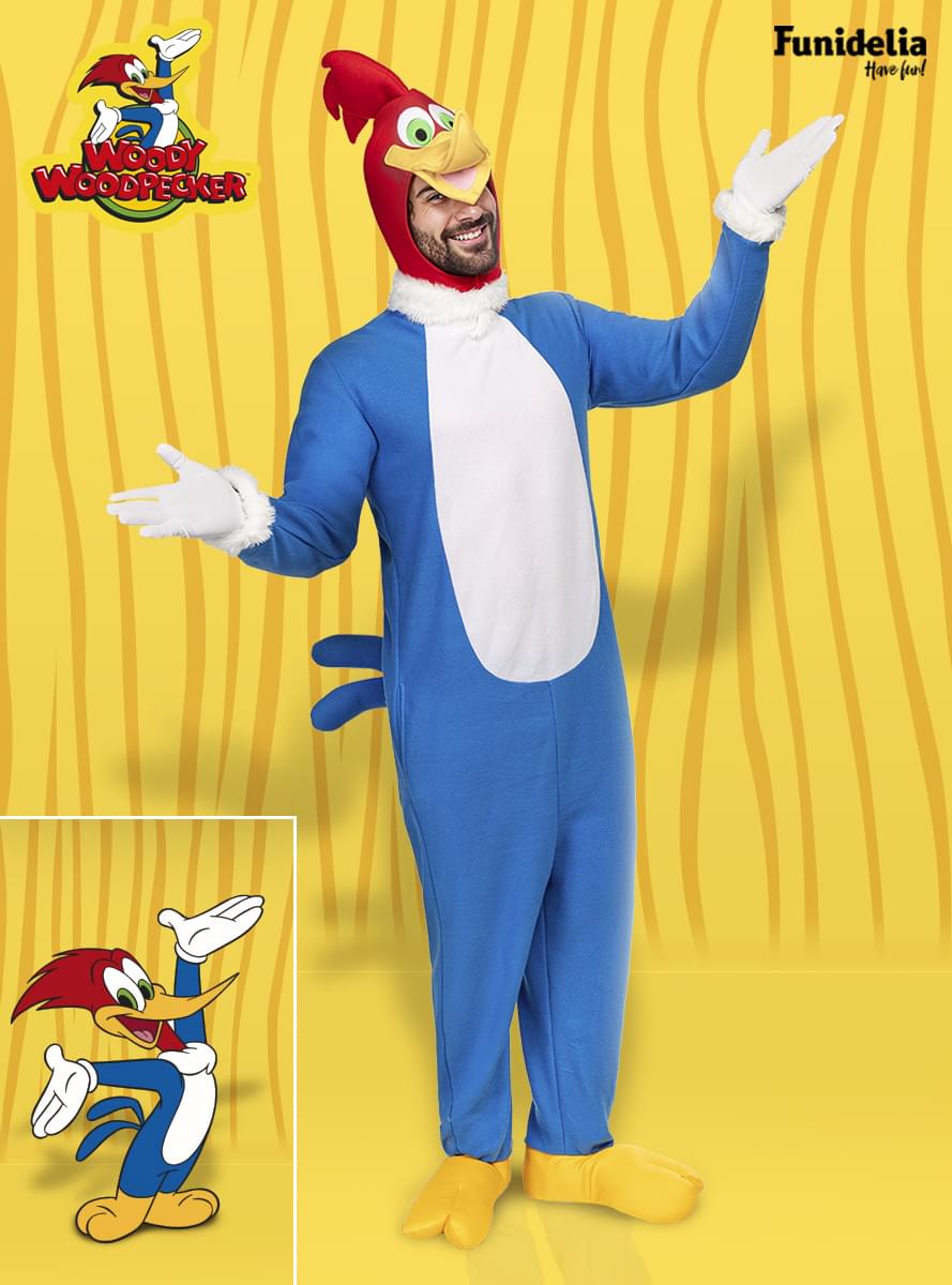 Maskeraddräkt Hacke Hackspett - Woody Woodpecker