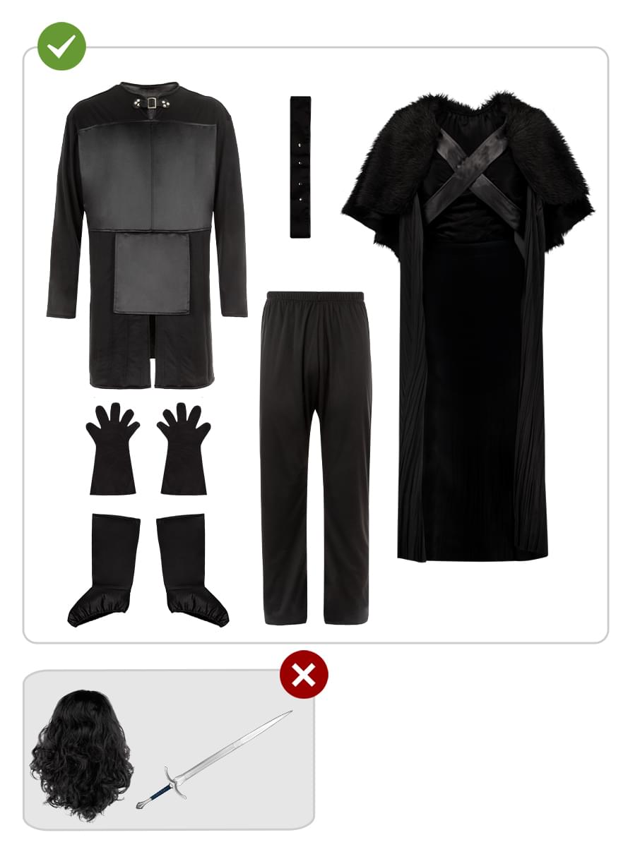 Fato de Jon Snow - Game of Thrones