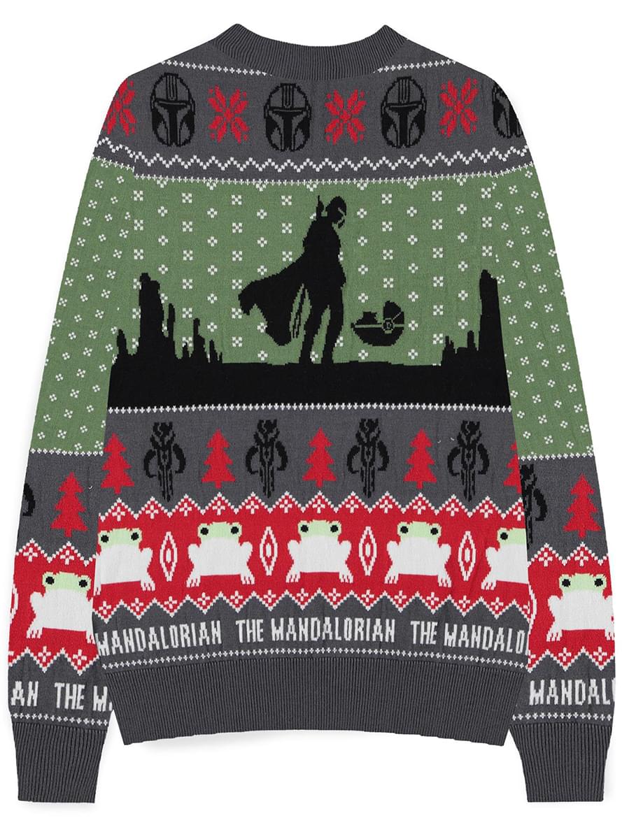 Jersey navideño Baby Yoda The Mandalorian para hombre - Star Wars