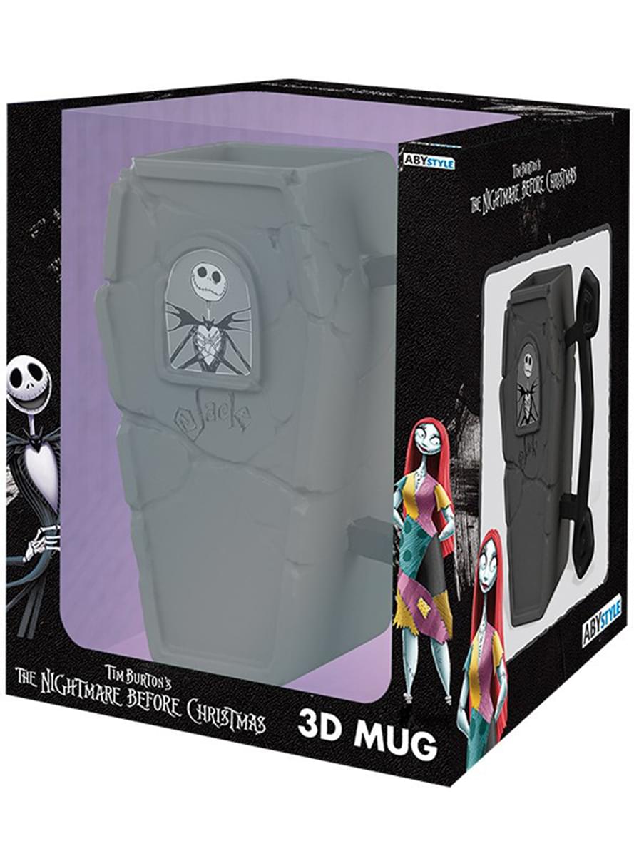 3D Jack Skellington Tasse in doodskist - Nightmare Before Christmas