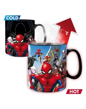 Mugg Spiderman Multiverso cambio color - Marvel