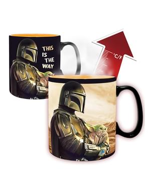 Caneca The Mandalorian muda de cor - Star Wars