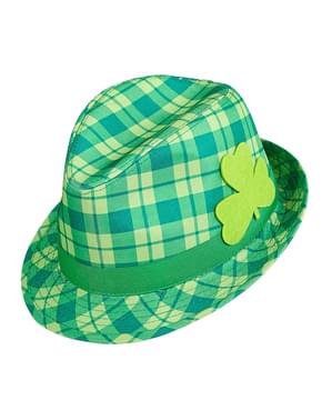 Cappello irlandese a quadretti per adulto