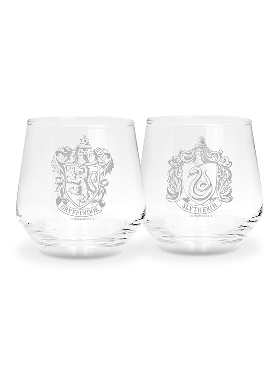 Gryffindor und Slytherin Becher Set 2 Stück - Harry Potter