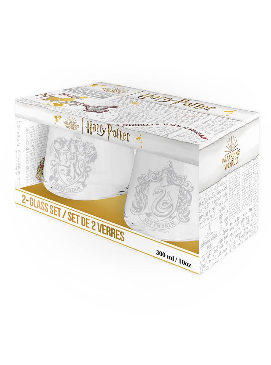 2 verres Gryffondor et Serpentard - Harry Potter