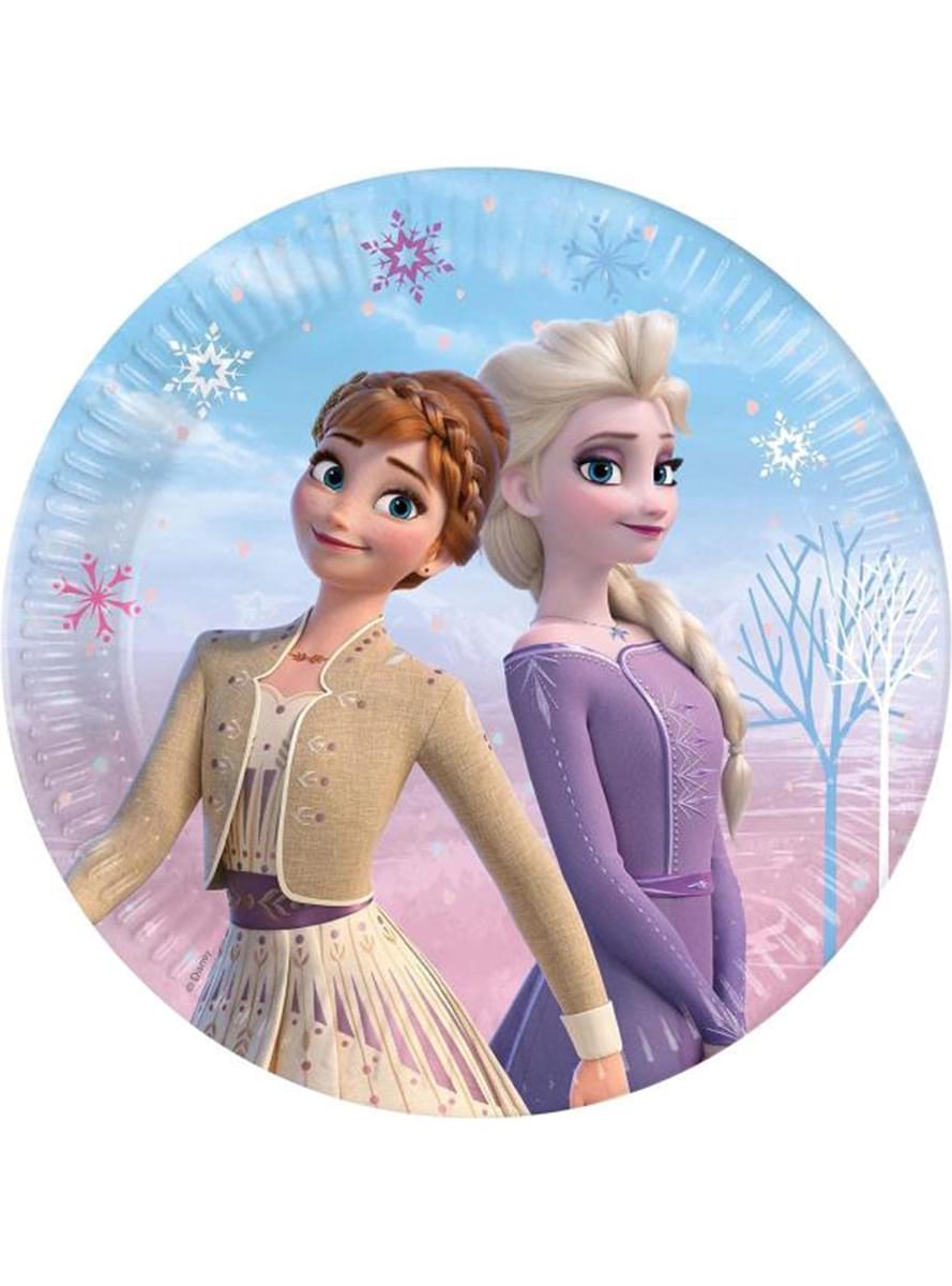 8 Frozen plates (23cm)