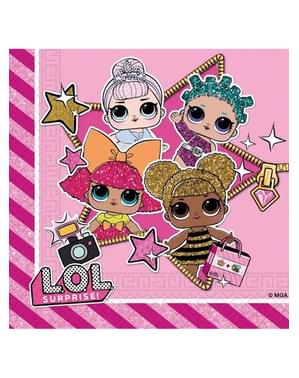 20 servietter fra LOL Surprise (33x33cm)