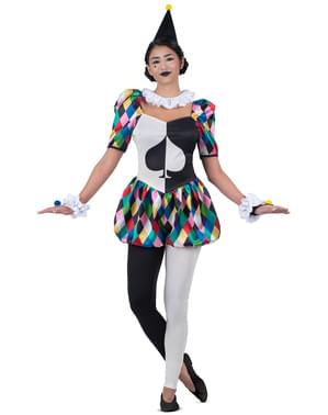 Colourful Harlequin Costume for women
