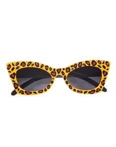 Lunettes léopard retro adulte