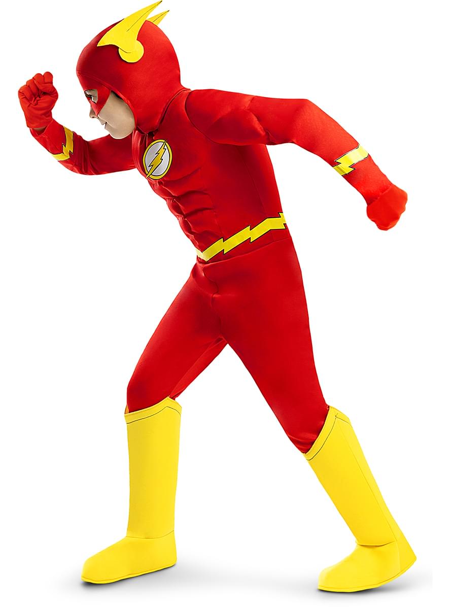 Disfraz de Flash deluxe para niño 
