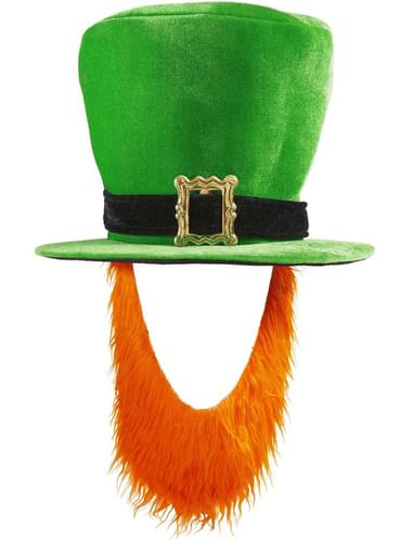 leprechaun hat and beard