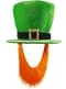 Chapeau avec barbe Leprechaun homme