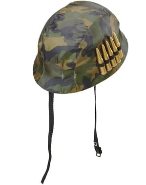Cască de soldat cu gloanțe pentru adult