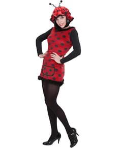 Kokettes Marienkäfer Kostüm für Damen