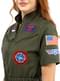 Fato aviadora Top Gun para mulher