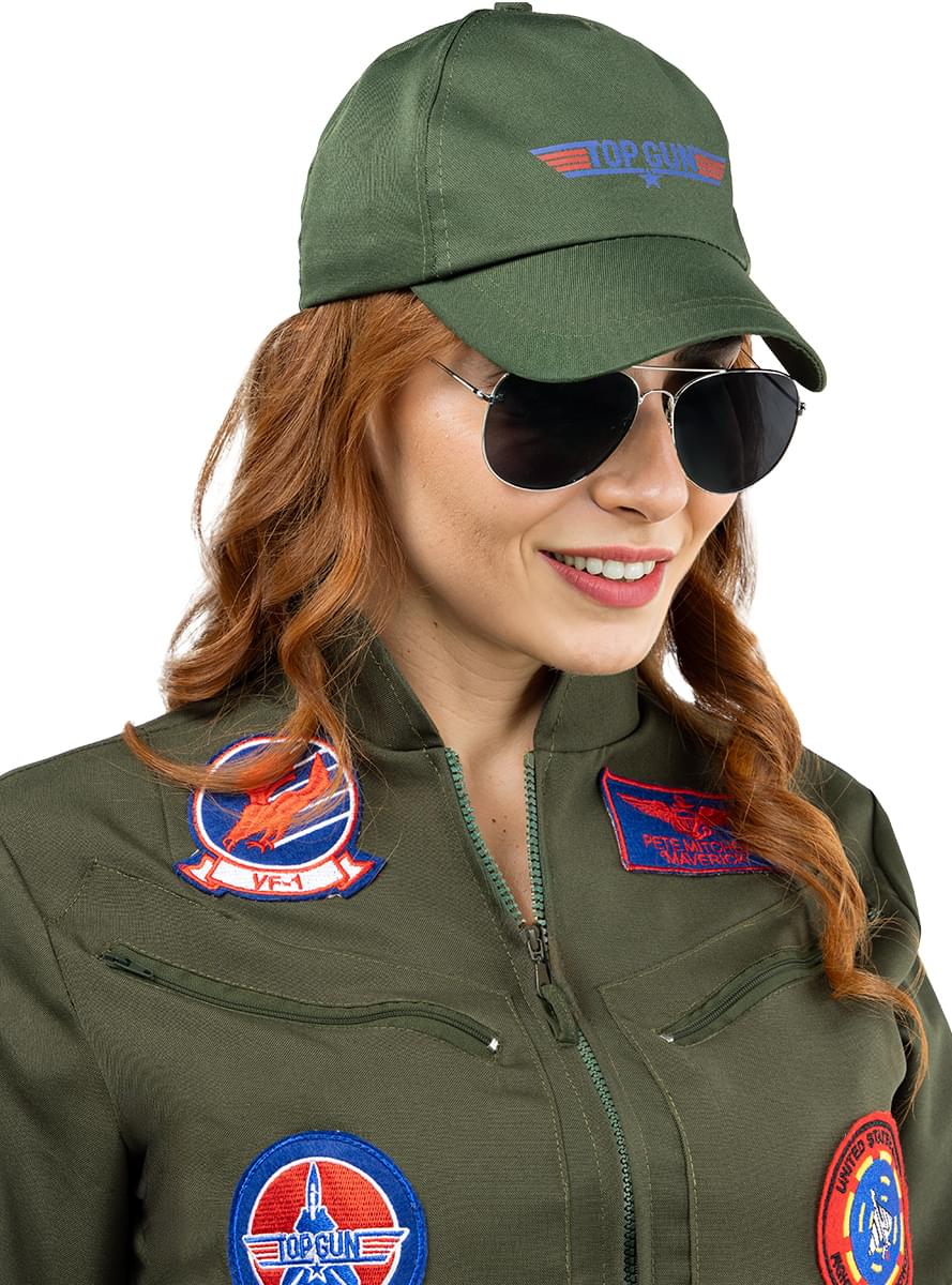 Top Gun cepure un brilles