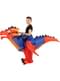 Inflatable dragon costume on shoulders for kids