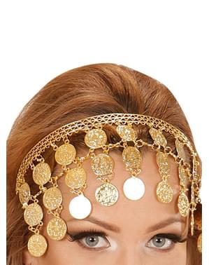 Kopfschmuck mit Goldmünzen für Damen
