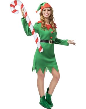 Costum de spiriduș Elf pentru femei