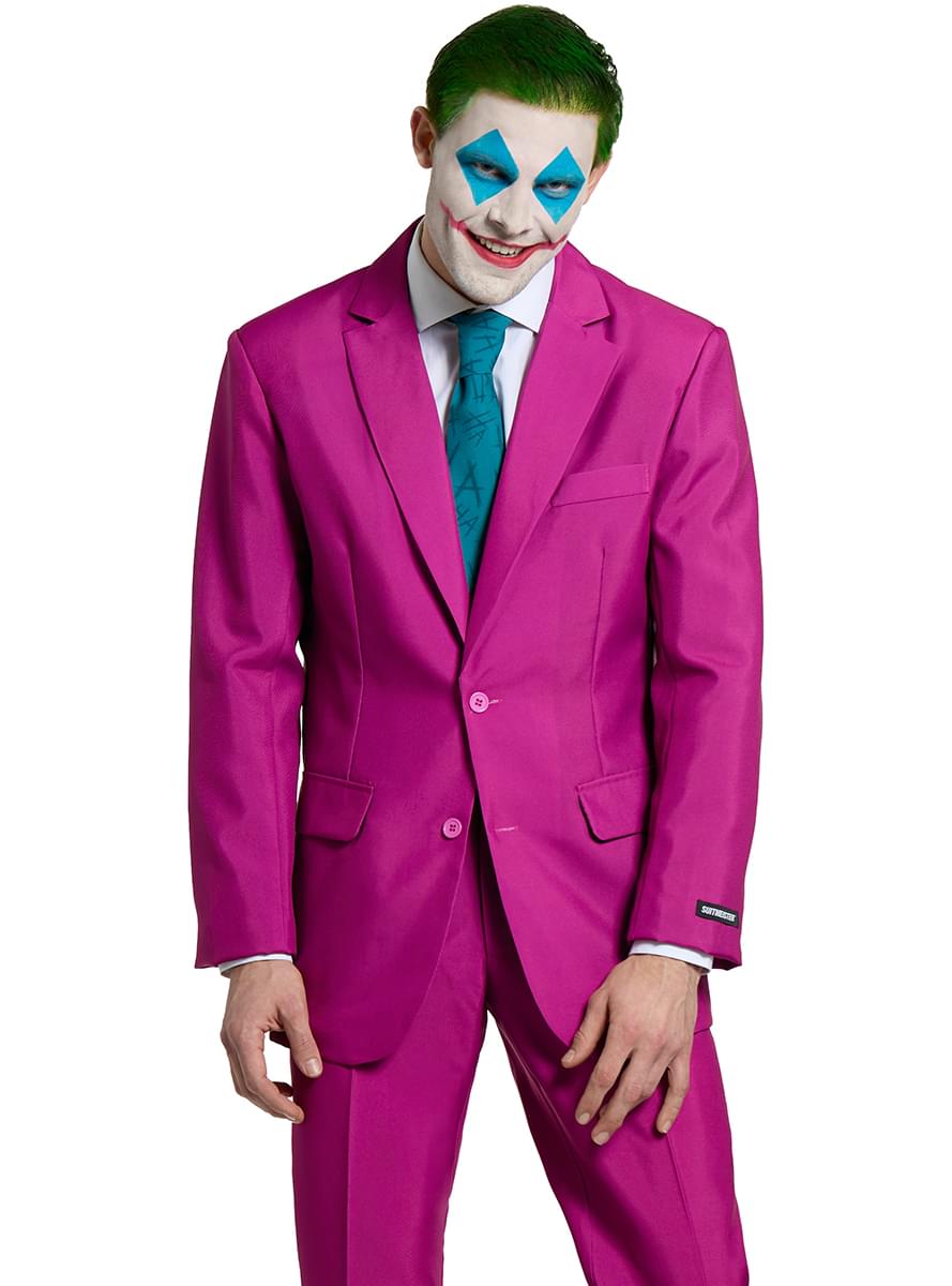  Ruby Red Joker Suit - Suitmeister