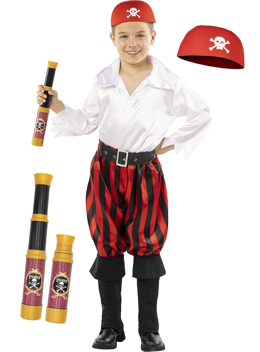 Déguisement pirate garçon avec accessoires - Collection Mercenaire 