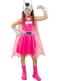 Costum Batgirl roz pentru fete