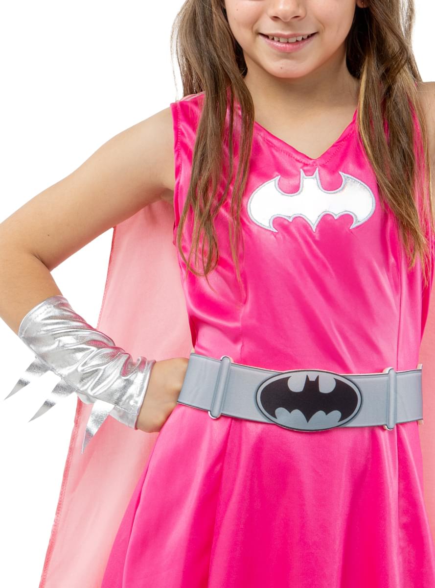 Batgirl bleikur kostnaður fyrir stelpur