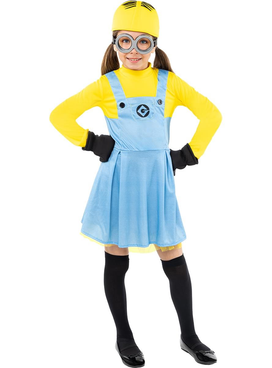 Minions Dave kostym för flicka