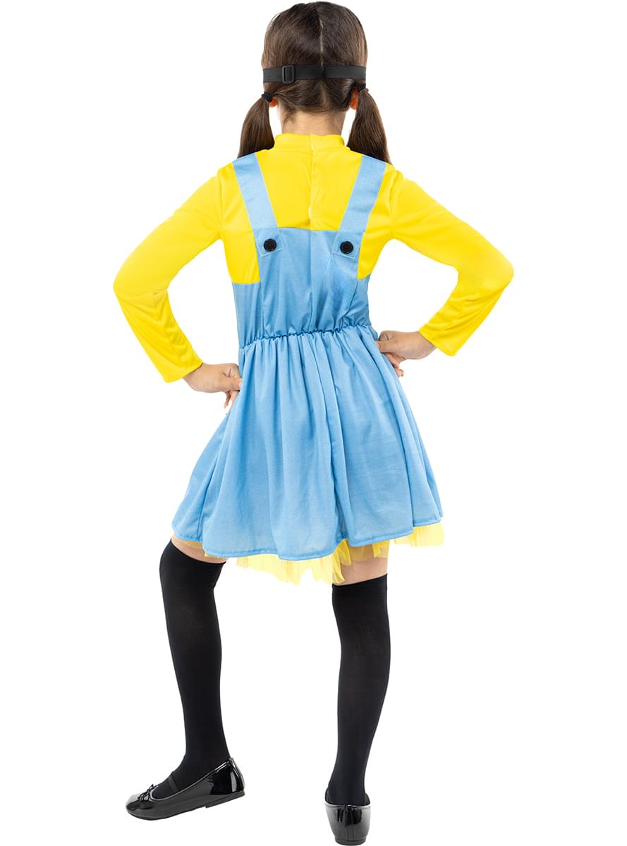 Fantasia de Minions Dave para meninas