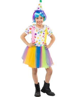 Clown Kostüm für Mädchen