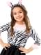 Zebra jelmez tütüvel lányoknak