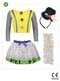 Fato de palhaço Deluxe para menina