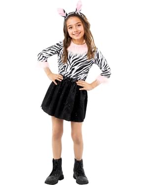 Odijelo za zebru s tutu za djevojčicu