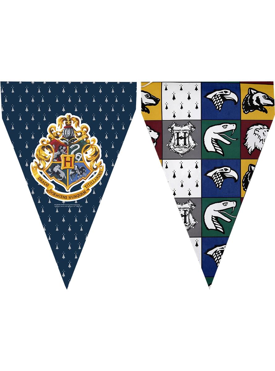 Guirlande à fanions de Harry Potter - Hogwarts Houses