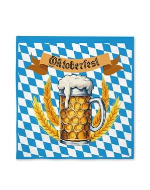 16 Oktoberfest napkins (33x33 cm)