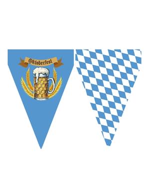 1 Krans de banderines de Oktoberfest