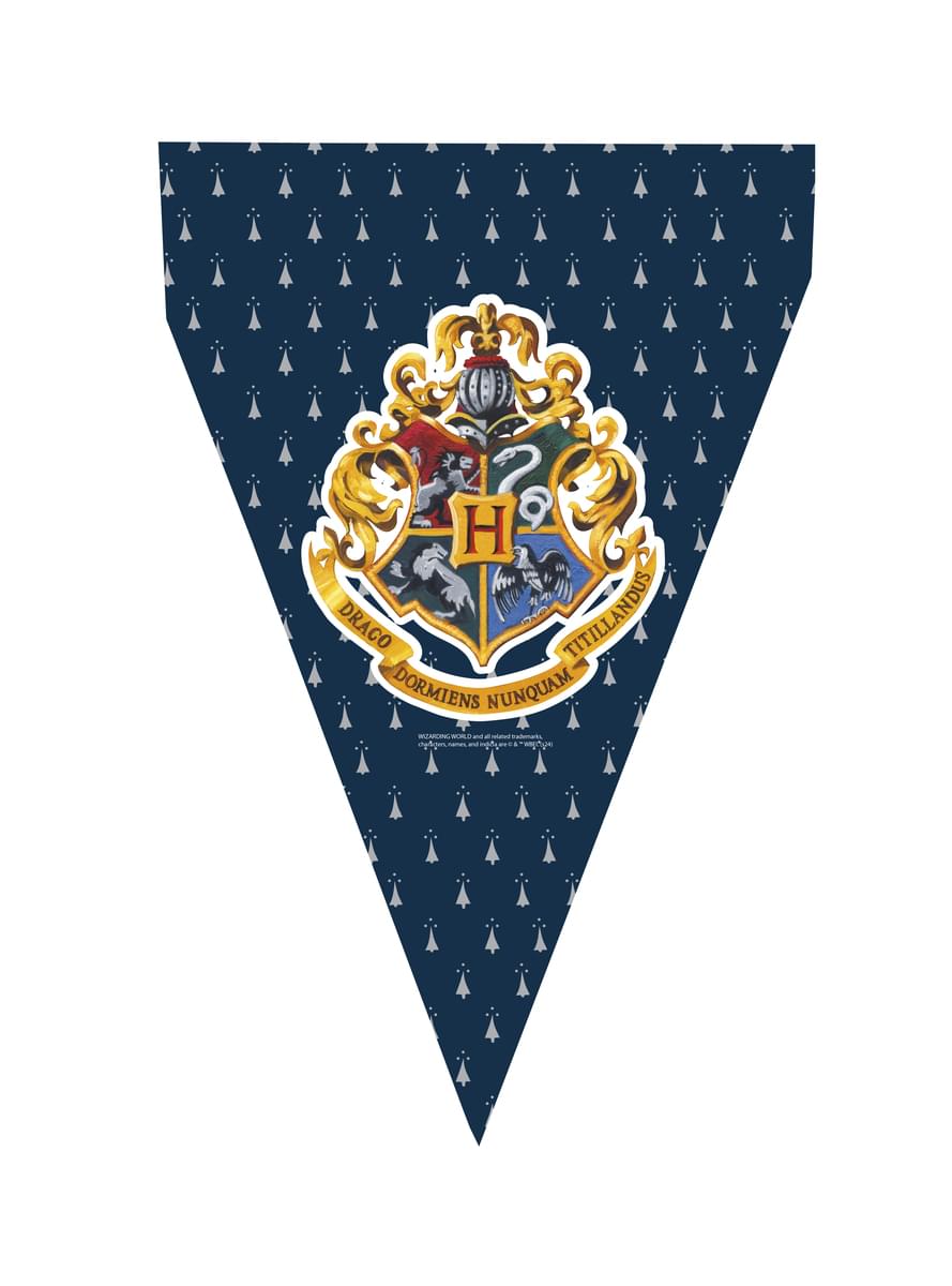 Guirlande à fanions de Harry Potter - Hogwarts Houses