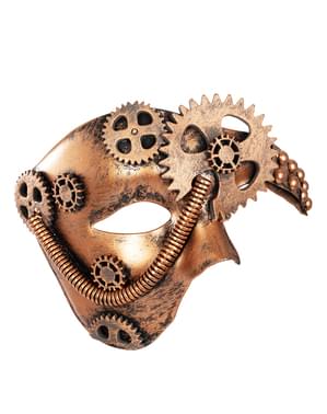 Masque mi-visa steampunk