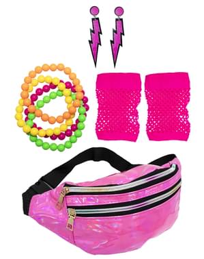 Kit accessori Anni '80 per donna