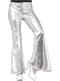 Glanzende 80's flared broek voor vrouwen