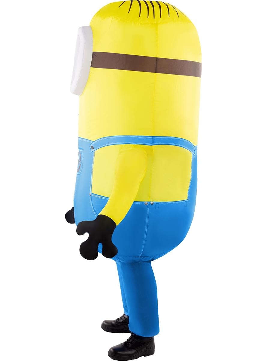 Oppblåsbar Minions kostyme for voksne