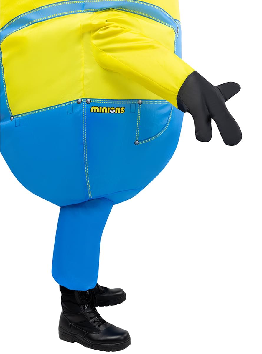 Oppblåsbar Minions kostyme for voksne