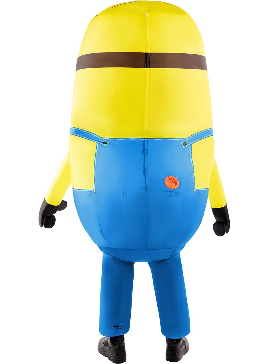 Oppblåsbar Minions kostyme for voksne