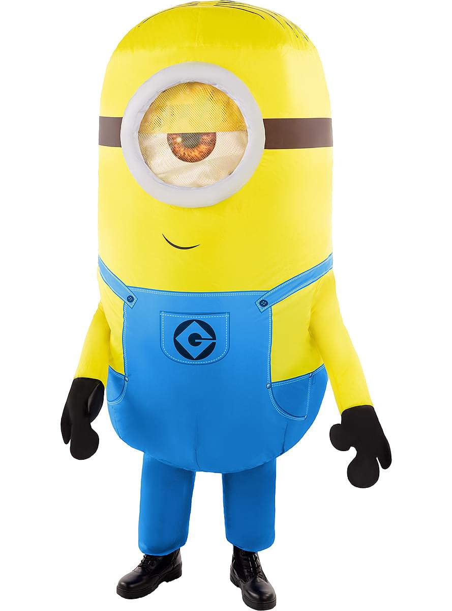 Oppblåsbar Minions kostyme for voksne